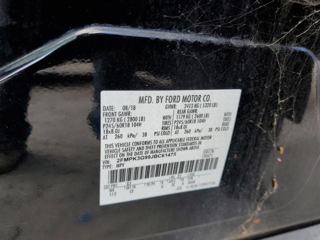 Photo 9 VIN: 2FMPK3G99JBC61475 - FORD EDGE SE 