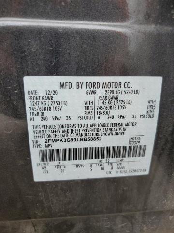 Photo 13 VIN: 2FMPK3G99LBB58852 - FORD EDGE SE 