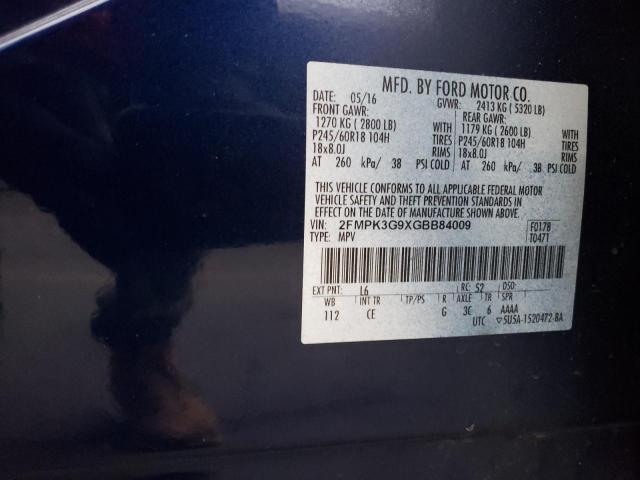 Photo 12 VIN: 2FMPK3G9XGBB84009 - FORD EDGE SE 