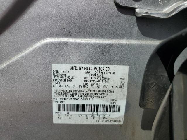 Photo 11 VIN: 2FMPK3G9XJBC01513 - FORD EDGE SE 