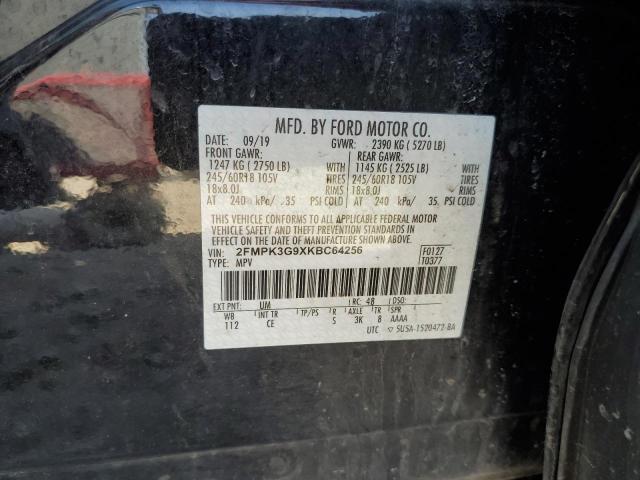 Photo 12 VIN: 2FMPK3G9XKBC64256 - FORD EDGE SE 