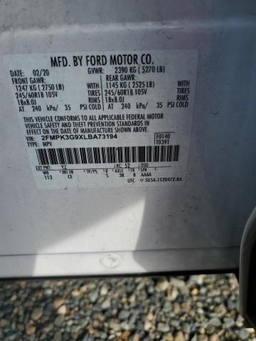 Photo 12 VIN: 2FMPK3G9XLBA73194 - FORD EDGE 