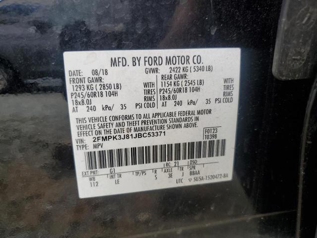 Photo 13 VIN: 2FMPK3J81JBC53371 - FORD EDGE SEL 