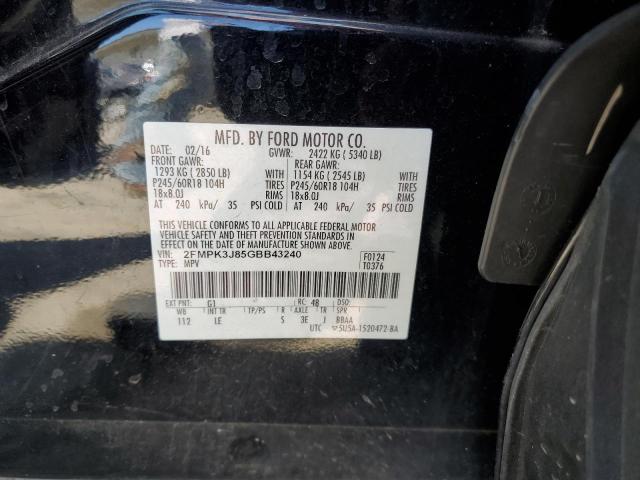 Photo 11 VIN: 2FMPK3J85GBB43240 - FORD EDGE SEL 