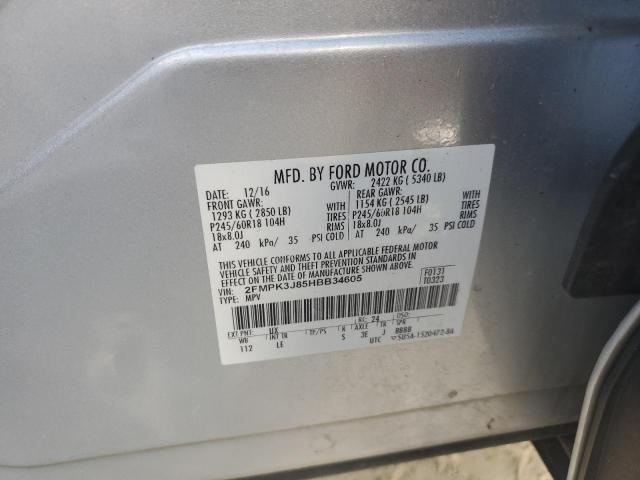 Photo 13 VIN: 2FMPK3J85HBB34605 - FORD EDGE SEL 