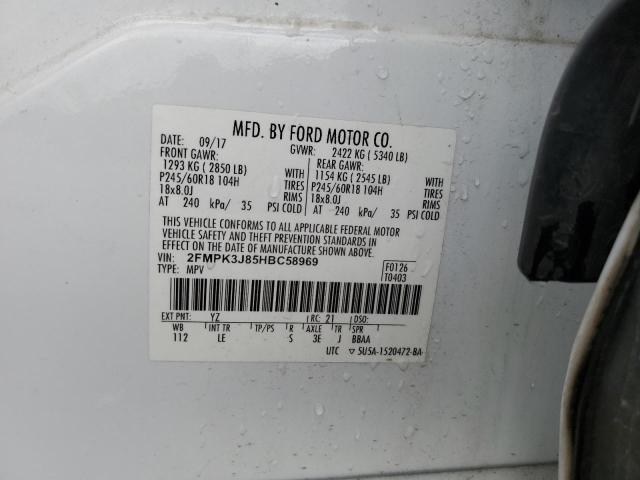 Photo 13 VIN: 2FMPK3J85HBC58969 - FORD EDGE SEL 