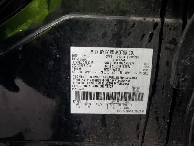 Photo 13 VIN: 2FMPK3J86JBB73337 - FORD EDGE SEL 