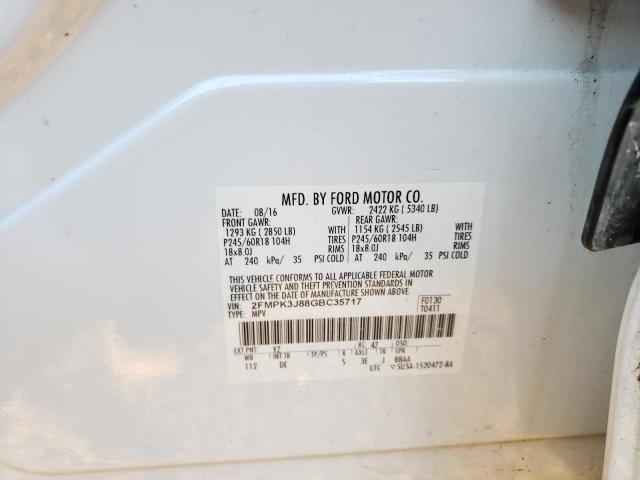 Photo 9 VIN: 2FMPK3J88GBC35717 - FORD EDGE SEL 