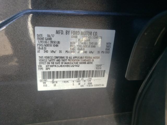 Photo 9 VIN: 2FMPK3J8XHBC22162 - FORD EDGE 