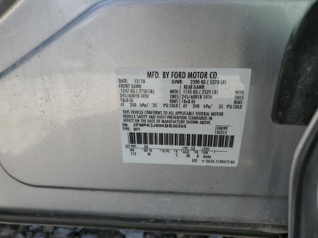 Photo 12 VIN: 2FMPK3J90KBB36505 - FORD EDGE SEL 