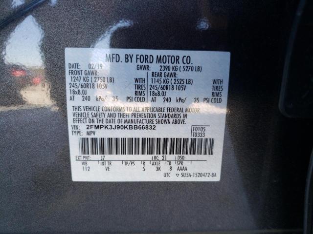 Photo 11 VIN: 2FMPK3J90KBB66832 - CHEVROLET TRAX 