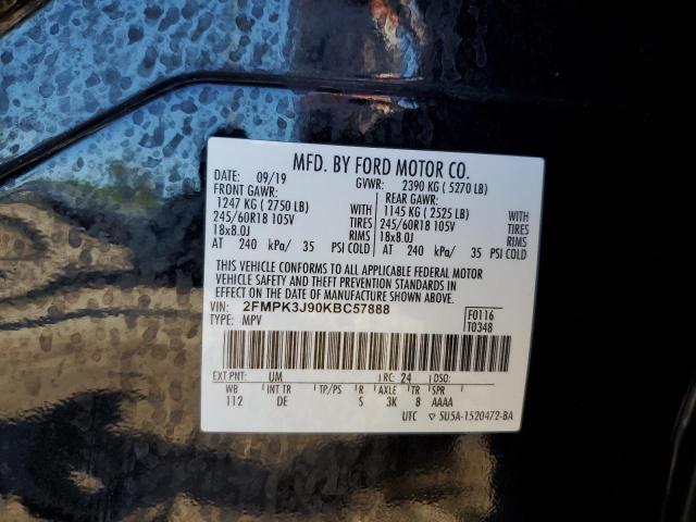 Photo 13 VIN: 2FMPK3J90KBC57888 - FORD EDGE 