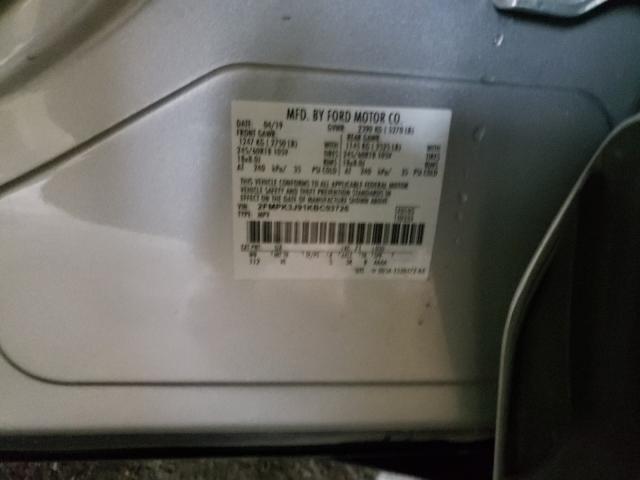 Photo 9 VIN: 2FMPK3J91KBC03726 - FORD EDGE SEL 