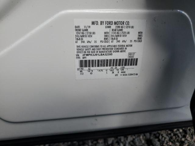 Photo 13 VIN: 2FMPK3J91LBA32395 - FORD EDGE SEL 