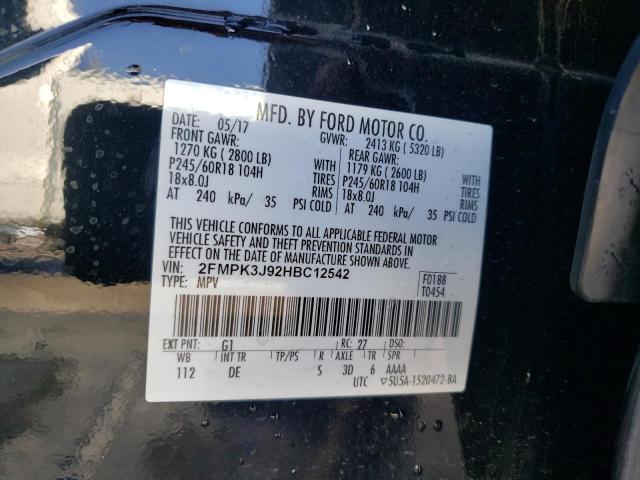 Photo 12 VIN: 2FMPK3J92HBC12542 - FORD EDGE 