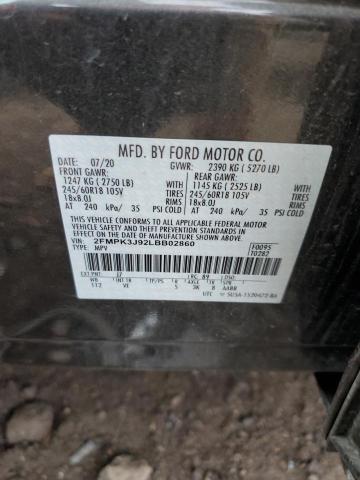 Photo 11 VIN: 2FMPK3J92LBB02860 - FORD EDGE SEL 