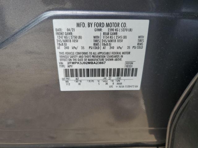 Photo 12 VIN: 2FMPK3J92MBA23867 - FORD EDGE 