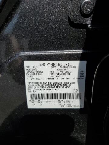 Photo 11 VIN: 2FMPK3J93HBC37434 - FORD EDGE SEL 