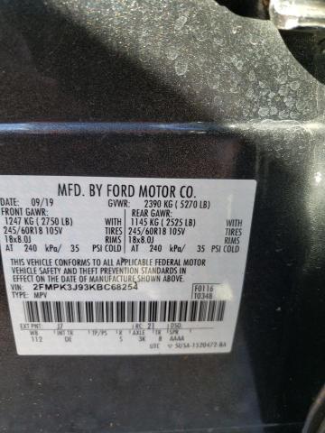 Photo 9 VIN: 2FMPK3J93KBC68254 - FORD EDGE SEL 