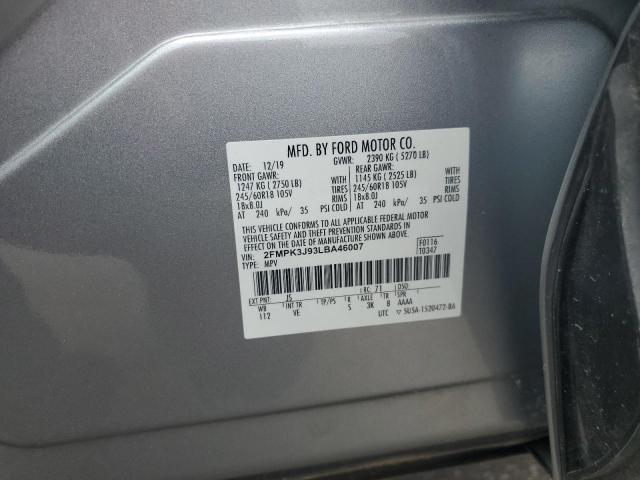 Photo 11 VIN: 2FMPK3J93LBA46007 - FORD EDGE 