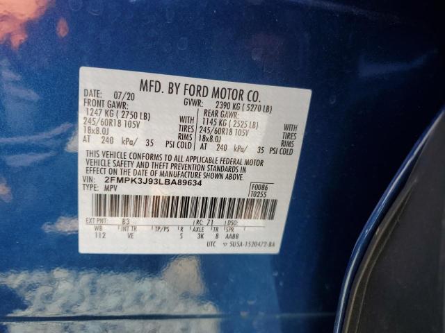 Photo 11 VIN: 2FMPK3J93LBA89634 - FORD EDGE 