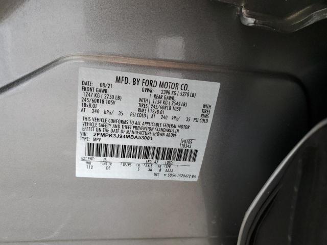 Photo 12 VIN: 2FMPK3J94MBA53081 - FORD EDGE 