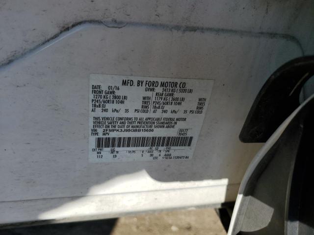 Photo 12 VIN: 2FMPK3J95GBB15656 - FORD EDGE SEL 