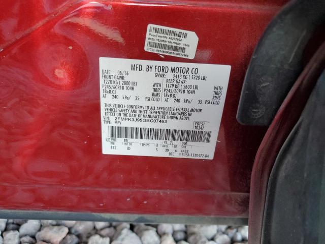 Photo 11 VIN: 2FMPK3J95GBC07463 - FORD EDGE SEL 