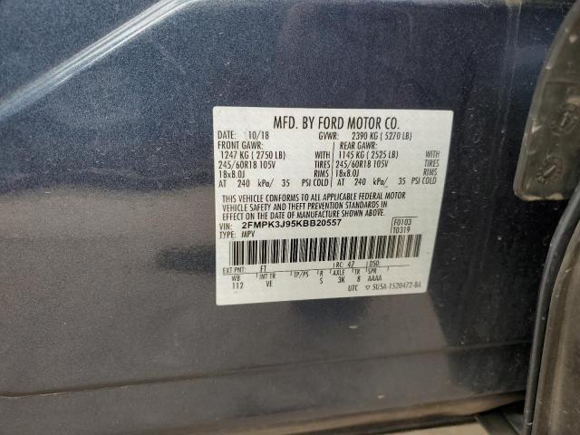 Photo 12 VIN: 2FMPK3J95KBB20557 - FORD EDGE 