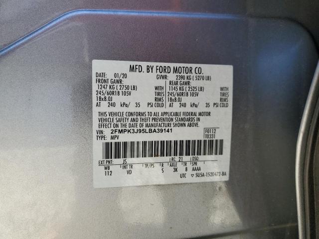 Photo 13 VIN: 2FMPK3J95LBA39141 - FORD EDGE 