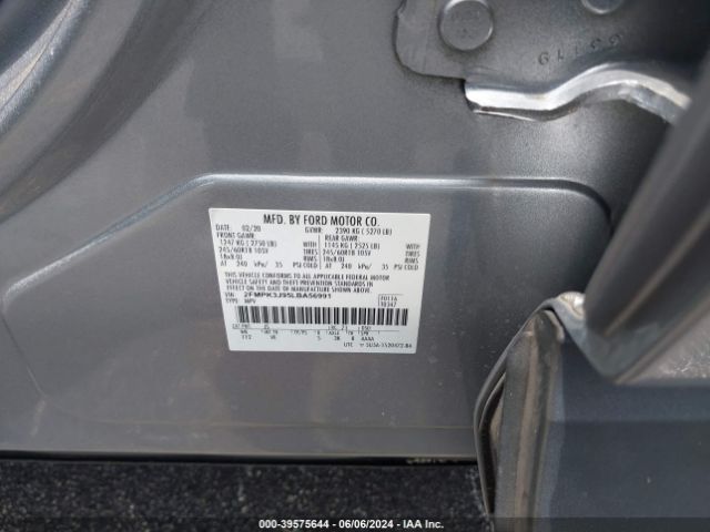 Photo 8 VIN: 2FMPK3J95LBA56991 - FORD EDGE 