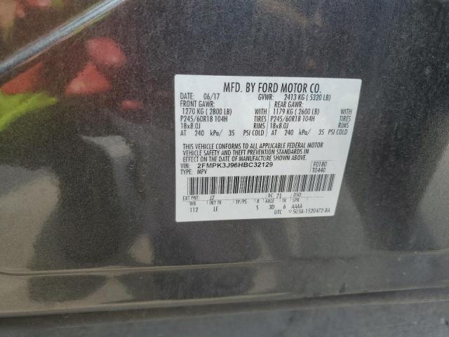 Photo 11 VIN: 2FMPK3J96HBC32129 - FORD EDGE SEL 