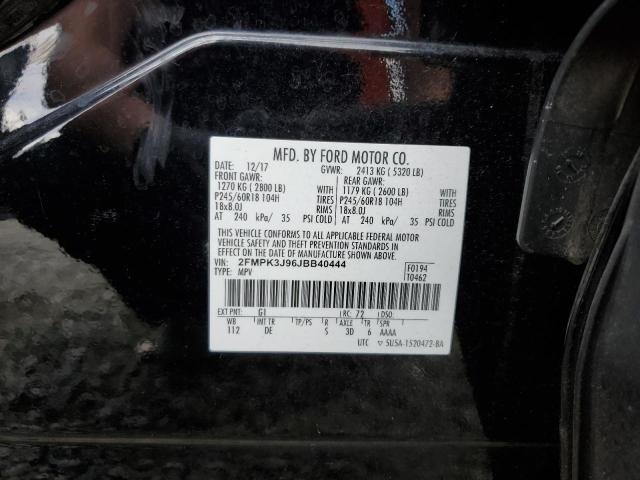 Photo 12 VIN: 2FMPK3J96JBB40444 - FORD EDGE 