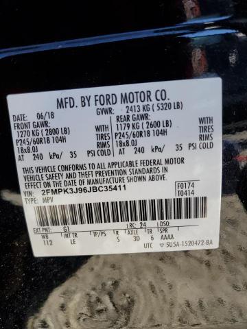 Photo 13 VIN: 2FMPK3J96JBC35411 - FORD EDGE 