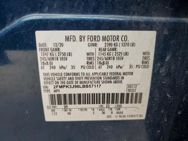 Photo 13 VIN: 2FMPK3J96LBB57117 - FORD EDGE 