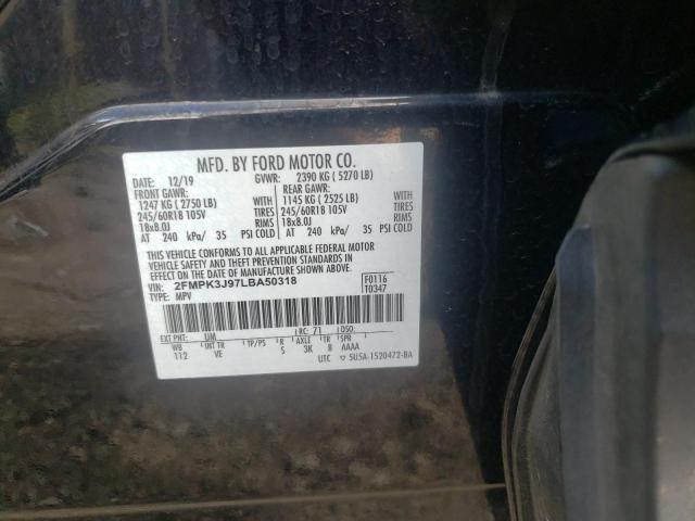 Photo 9 VIN: 2FMPK3J97LBA50318 - FORD EDGE SEL 