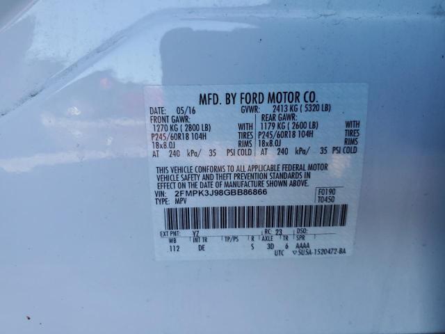 Photo 12 VIN: 2FMPK3J98GBB86866 - FORD EDGE 