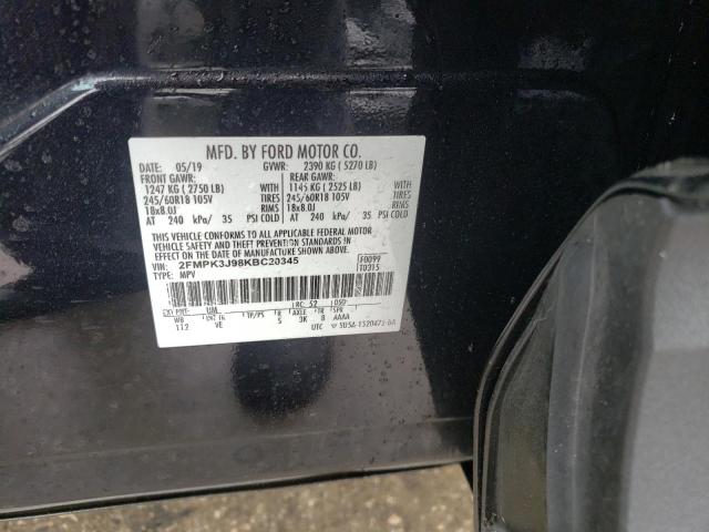 Photo 13 VIN: 2FMPK3J98KBC20345 - FORD EDGE 