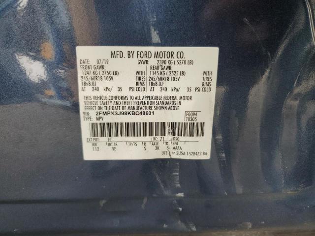 Photo 12 VIN: 2FMPK3J98KBC48601 - FORD EDGE 