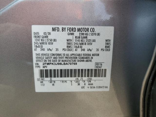 Photo 13 VIN: 2FMPK3J98LBA70769 - FORD EDGE 