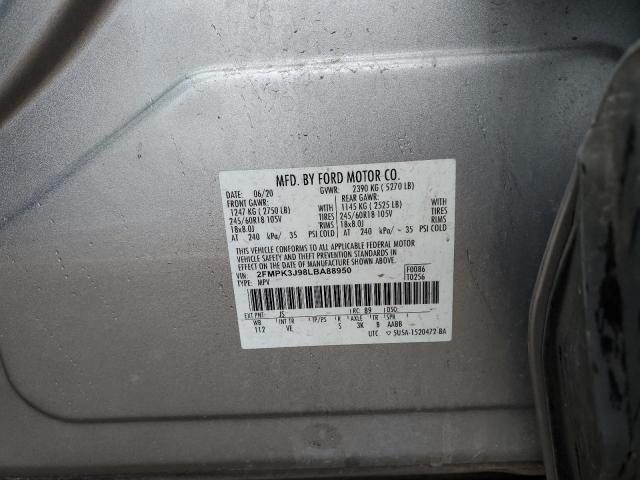 Photo 12 VIN: 2FMPK3J98LBA88950 - FORD EDGE 