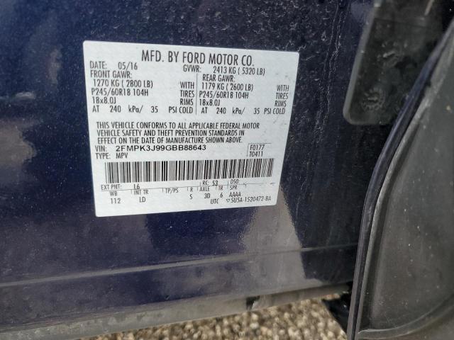 Photo 12 VIN: 2FMPK3J99GBB88643 - FORD EDGE 