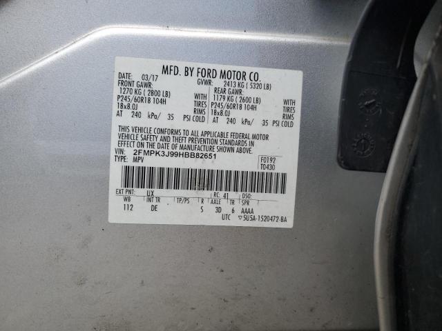 Photo 11 VIN: 2FMPK3J99HBB82651 - FORD EDGE 