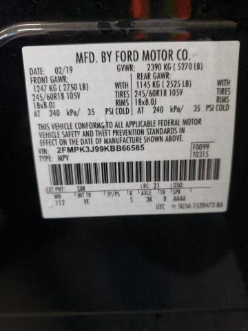 Photo 11 VIN: 2FMPK3J99KBB66585 - FORD EDGE 