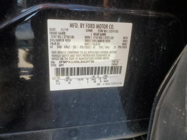 Photo 12 VIN: 2FMPK3J99LBA28756 - FORD EDGE 