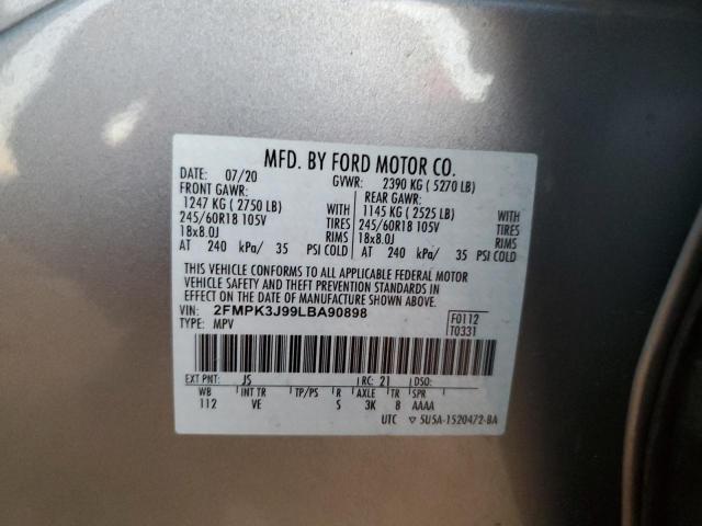 Photo 13 VIN: 2FMPK3J99LBA90898 - FORD EDGE SEL 