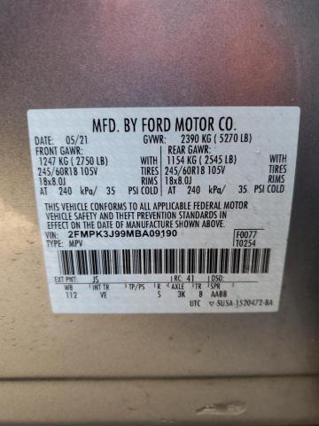 Photo 13 VIN: 2FMPK3J99MBA09190 - FORD EDGE 