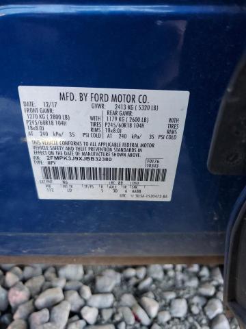 Photo 12 VIN: 2FMPK3J9XJBB32380 - FORD EDGE SEL 