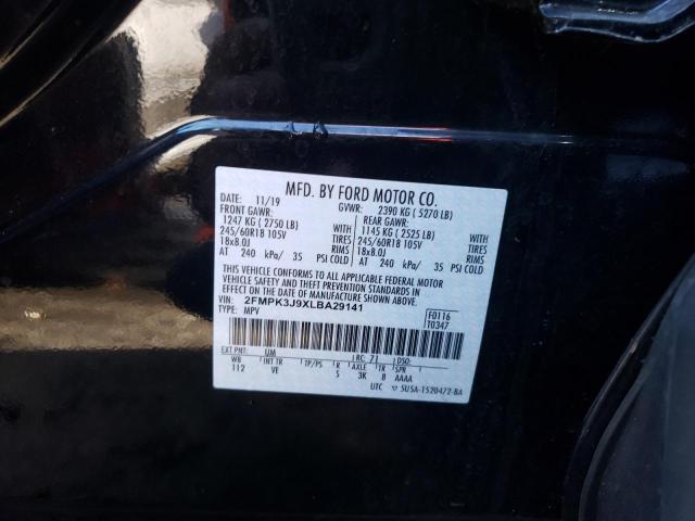 Photo 9 VIN: 2FMPK3J9XLBA29141 - FORD EDGE SEL 