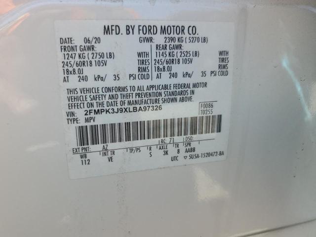 Photo 13 VIN: 2FMPK3J9XLBA97326 - FORD EDGE SEL 